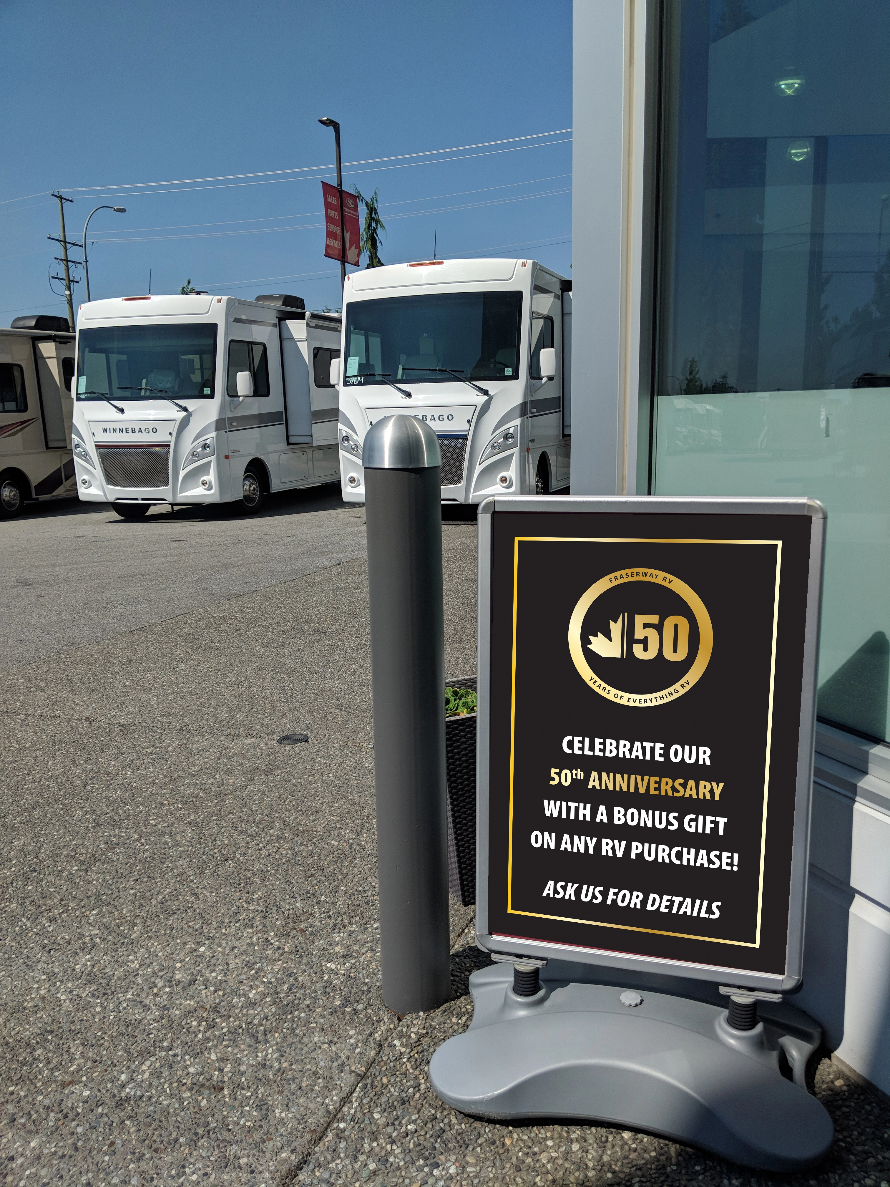 Fraserway RV Lot Sign